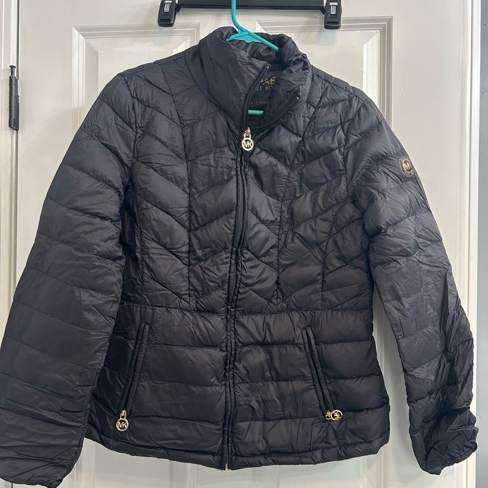 Women's Michael Kors Black Quilted Jacket